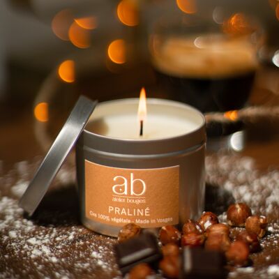 Handmade scented candle PRALINE