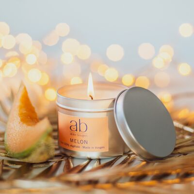 Handmade scented candle MELON 180 gr