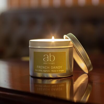 Bougie artisanale parfumée FRENCH DANDY 180 gr