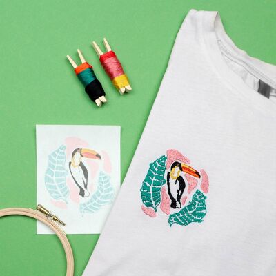 Toucan Embroidery Kit