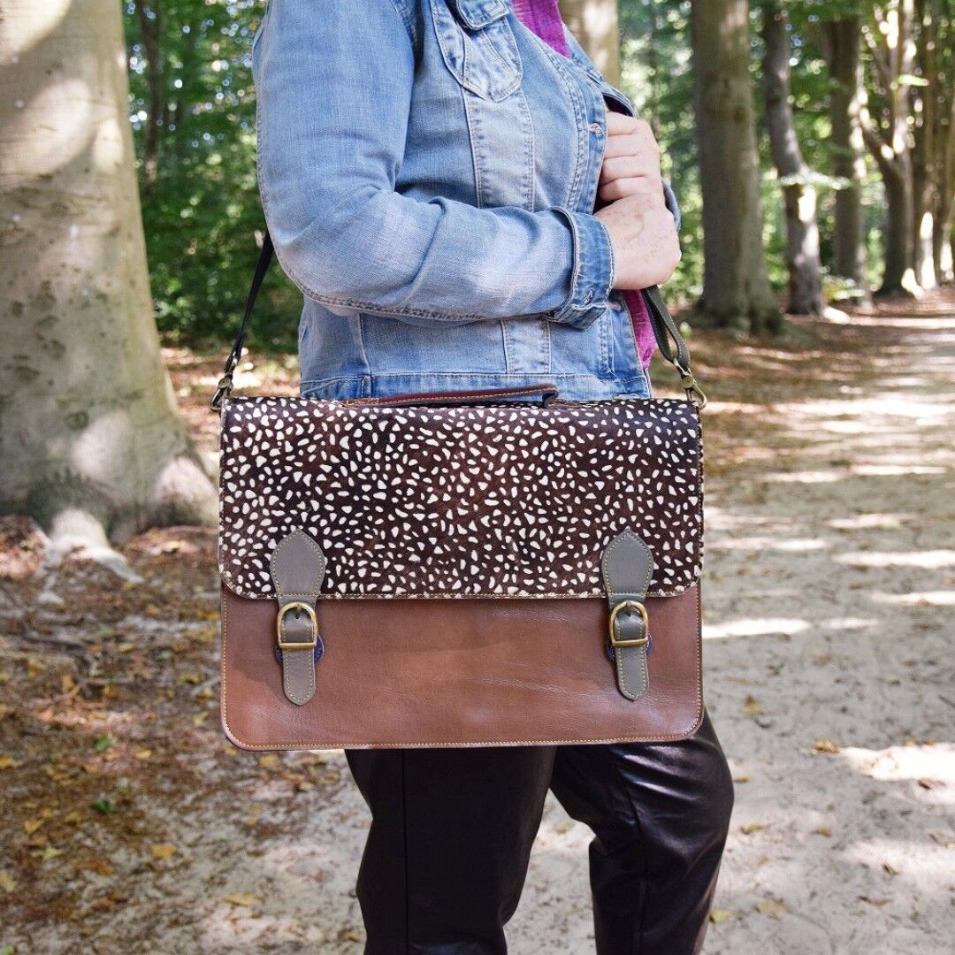 Leopard print hotsell laptop bag