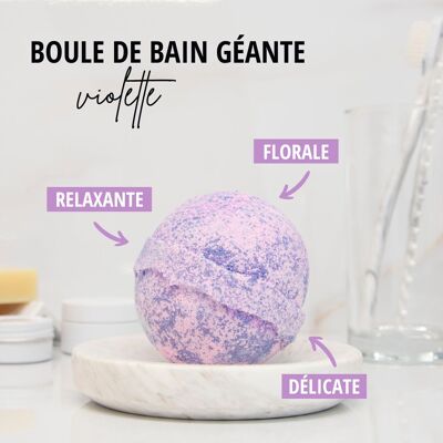 “Violet” bath bomb – Bulk 180g