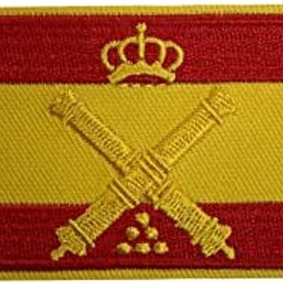 Parche Bandera de España del cuerpo Militar de Artillería