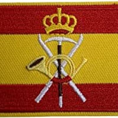 Parche Bandera de España Emblema de las tropas de montaña