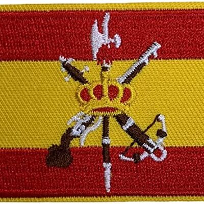 Parche Bandera de España Escudo de la Legión Española