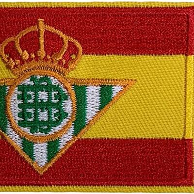 Parche Bandera de España Escudo del Real Betis Balompie
