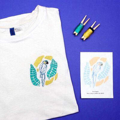 Parrot Embroidery Kit