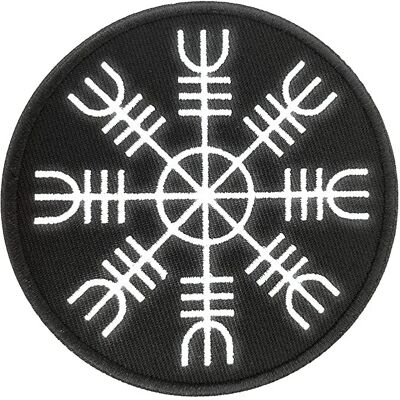 Parche Símbolo de Protección Vikingo Aegishjalmur