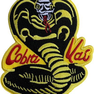 Parche Termoadhesivo Cobra Kai 11x9 cm - Serpiente cobra kai