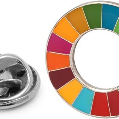 Pin de Solapa Agenda 2030 25mm Esmaltado ODS United Nations
