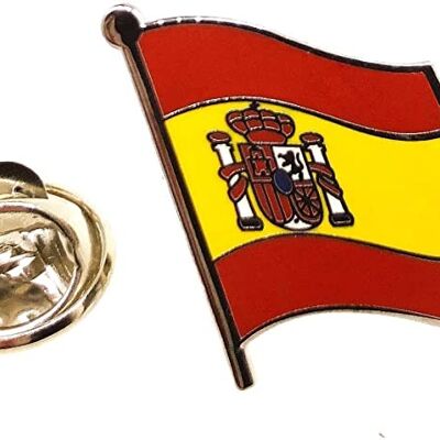 Pin de Solapa Bandera España Mastil