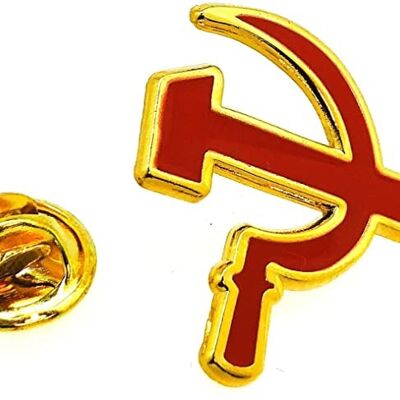 Pin de Solapa Símbolo Comunista Hoz y Martillo