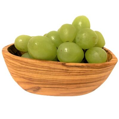 Olive Wood Bowl for Tapas Naturally Shaped Nibbles Snack Dips Sustainable