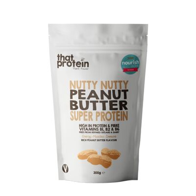 Nutty Nutty Peanut Butter Super Protein - CONFEZIONE PIÙ GRANDE DA 300 g