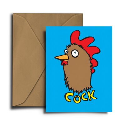 Cock Greeting Card
