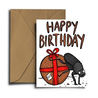 Poo For You Birthday Card