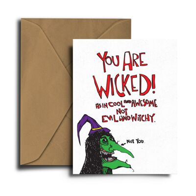Wicked Greeting Card