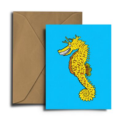 Seahorse Greeting Card