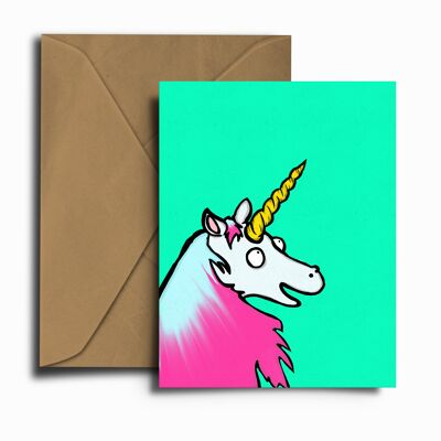 Happy Unicorn Greeting Card