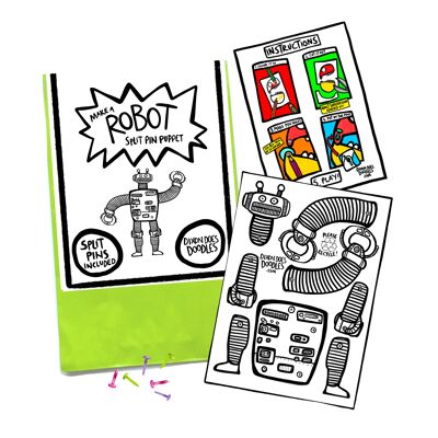 Robot Split Pin Puppet Pack