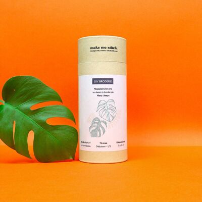 Kit da ricamo per amanti di Monstera