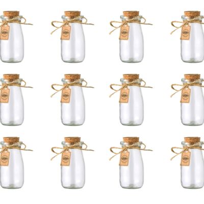 Set of 12 – Smith’s Mason Jars 100mL Mini Glass Jars – Available in 2 Sizes (7cm x 5cm / 10cm x 5cm) – Great for small storage pantry solutions - 10cm-x-5cm
