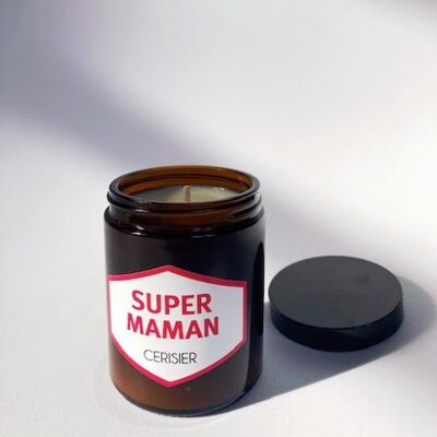 Bougie Super Maman - Cerisier
