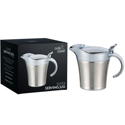 Stainless Steel Premium Silver Gravy Boat - Perfect for Dinners - Small Parties - Family Lunches Etc, ideal Christmas Gift