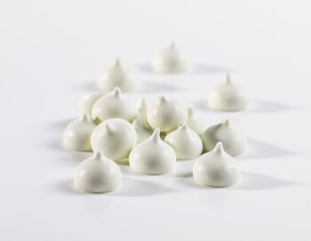 Meringues gouttes Chartreuse