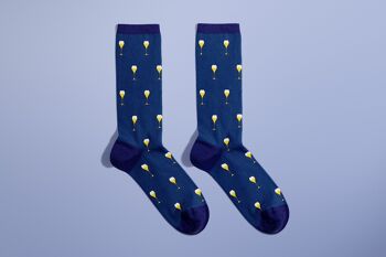 Chaussettes Une petite coupe ? - bleu nuit 1