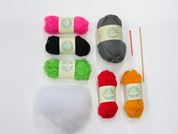 Crochet Sausage Dog Craft Kit - Buttonbag - Créez vos propres objets artisanaux pour enfants 5