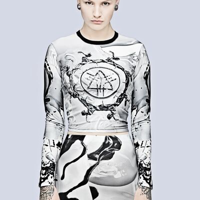 Long x Pussykrew Long Sleeve Crop Top