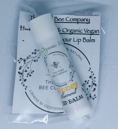 Vegan, Organic, Honey Lip Balm