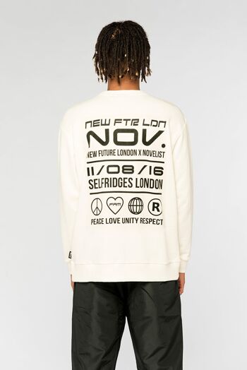 Nouveau Sweat Ftr x Novelist FAM (Blanc) 3