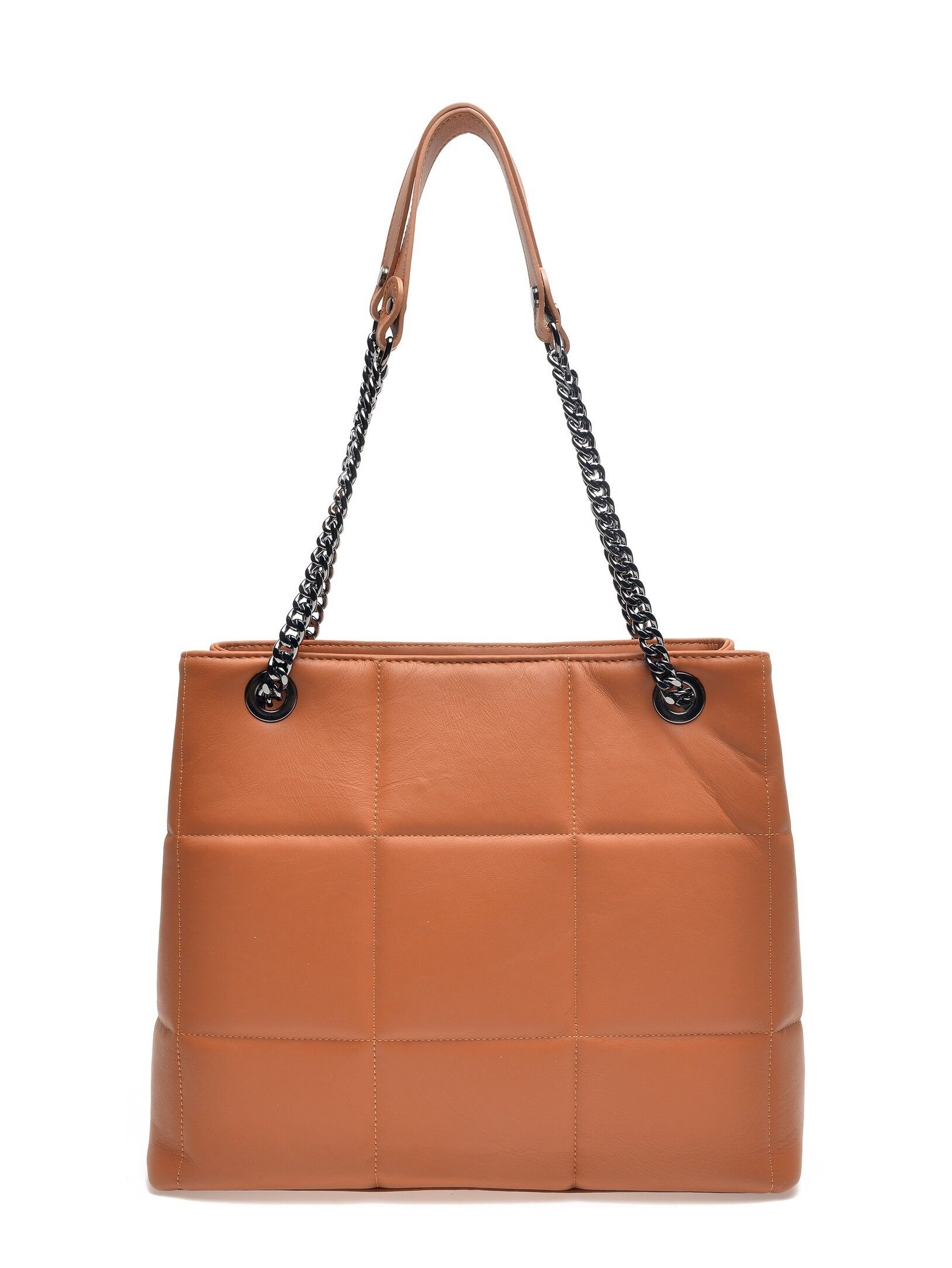 SS22 CF 2202_COGNAC_Borsa con manico superiore