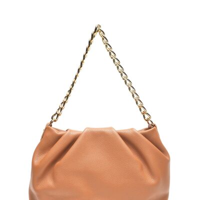 SS22 CF 1774_COGNAC_Borsa con manico superiore