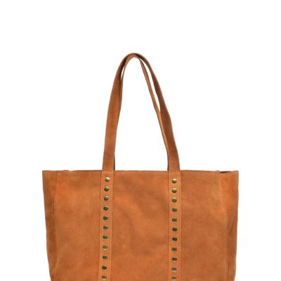 SS22 CF 8127_COGNAC_Bolsa con asa superior