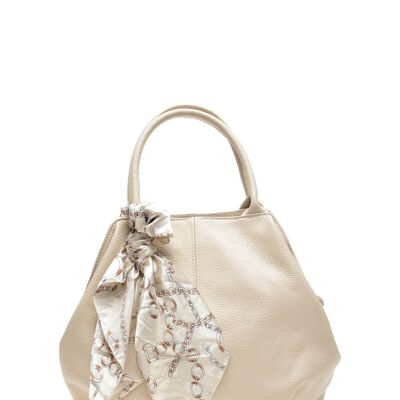 SS22 CF 1750_BEIGE_Borsa con manico superiore