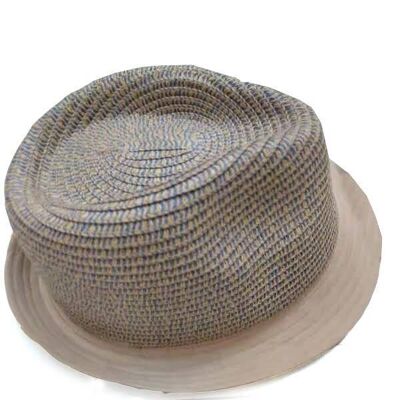 Pink Speckled Trilby Foldable Hat