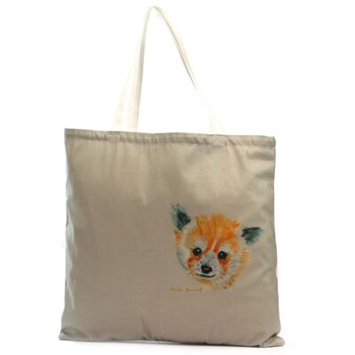 Shoulder-Shopping Bag - Red Panda