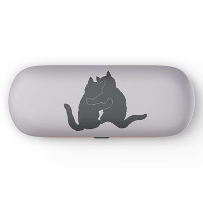Hugging Cats - Hard Glasses Case (Exclusive Design)