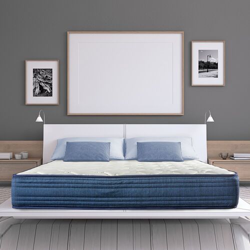 Matelas Quinconces II 140x190 cm | Ressorts ensachés | Soutien Ferme