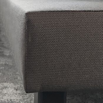 Sommier tapissier Capucine Gris 90x190 cm | Epaisseur 13 cm (pieds non inclus) 3