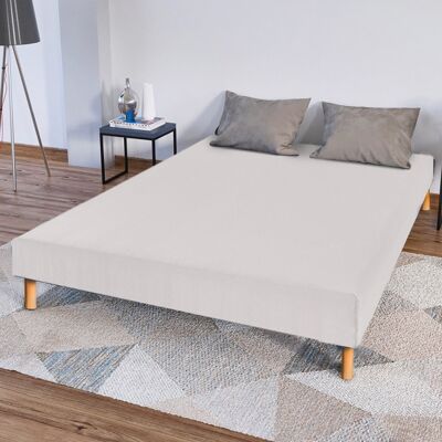 Constantine white box spring 90x190 cm | Thickness 18 cm (feet not included)
