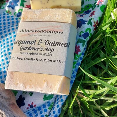 Gardeners Bergamot and Olive Oil Natural Handmade soap,