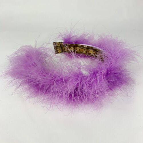 Lila Lilac Feather Headband