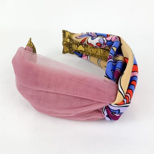 Lila Purple Pucci Twist Headband