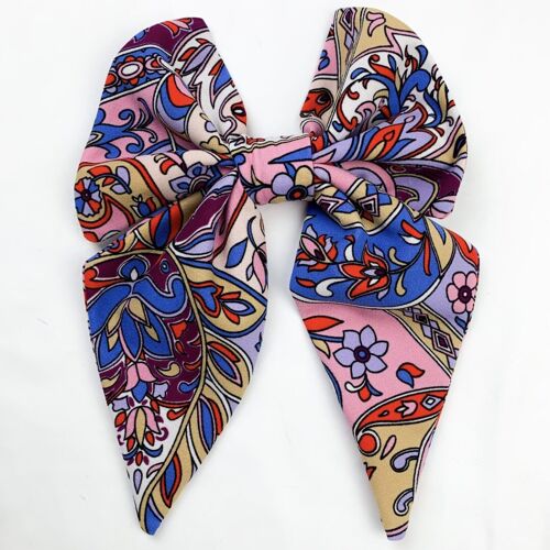 Lila Purple Pucci Hair Bow