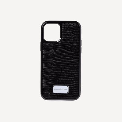 Noir lizard iphone 12 pro case