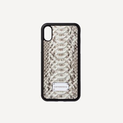 Blanc python iphone x/xs case